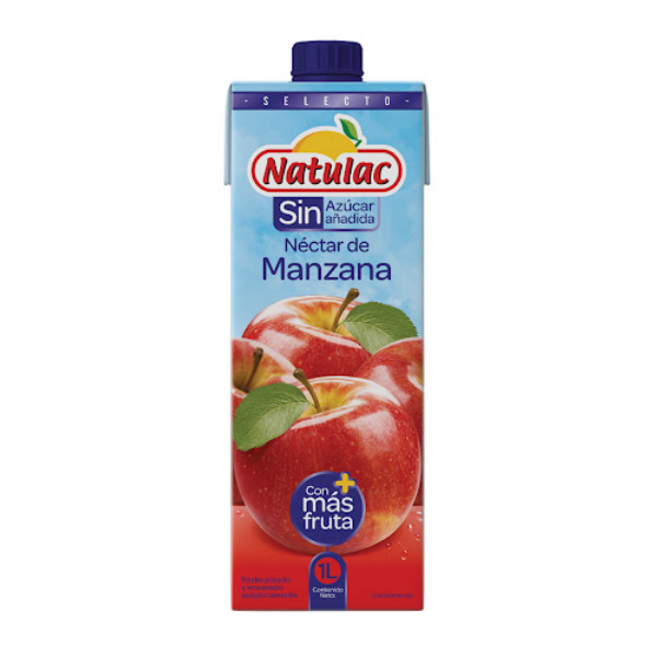 Natulac Sin Azúcar Néctar De Manzana 1Lt.