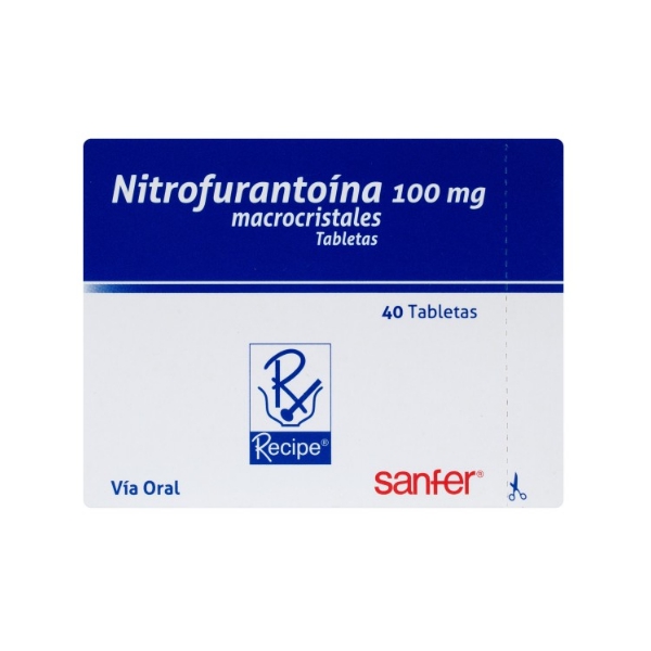Nitrofurantoina 100Mg X 40 Tabletas Sanfer