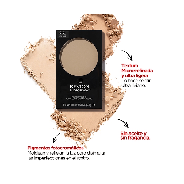 Revlon Polvo Compacto 010-Fair-Light 7.1Gr - Imagen 3