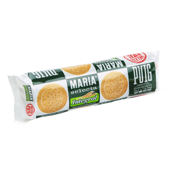 Puig Galletas Maria Selecta Integral 250Gr.
