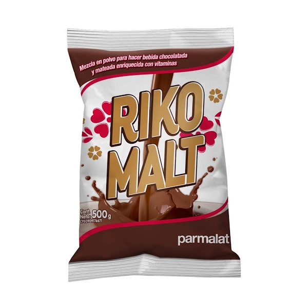Rico Malt Choco Polvo . 500Gr.