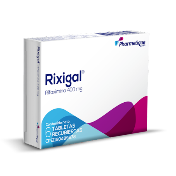 Rixigal Rifaximina 400Mg X 6 Tabletas Pharmetique