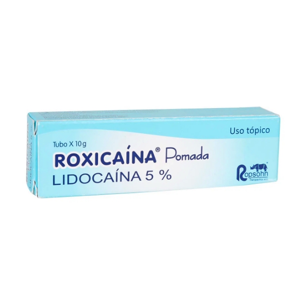 Roxicaina Lidocaína Pomada 5% 100Mg X 10Gr. Ropsohn