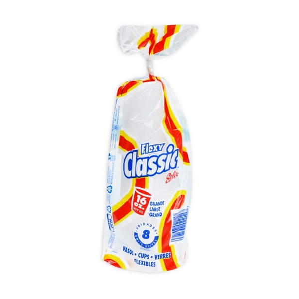 Selva Flexy Classic Vasos N°16 16Oz X 8 Unidades