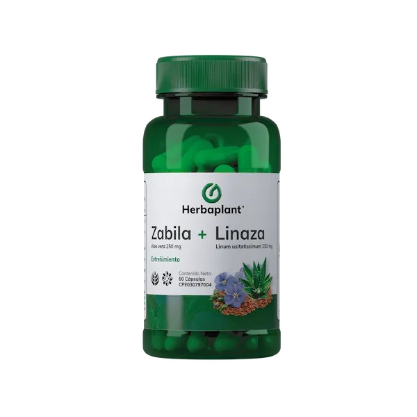 Zabila + Linaza 250Mg/250Mg X 60 Cápsulas Herbaplant
