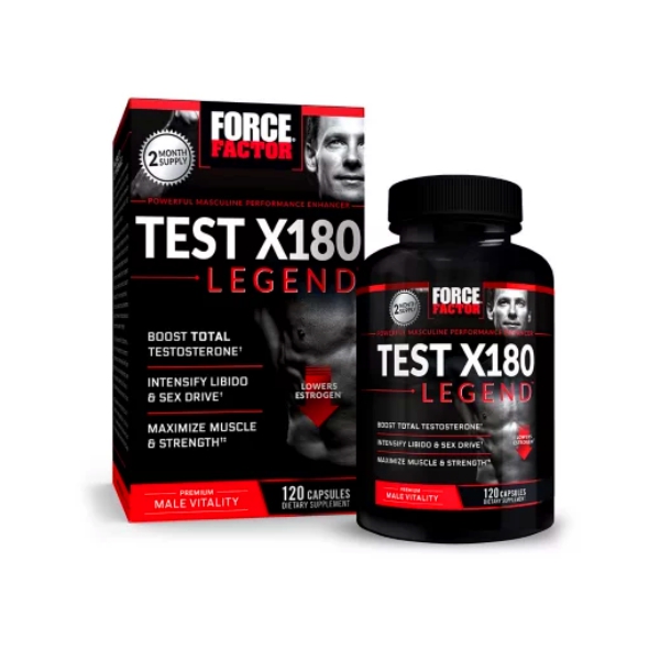 Test Testosterona X180 Legend X 120 Cápsulas Force Factor