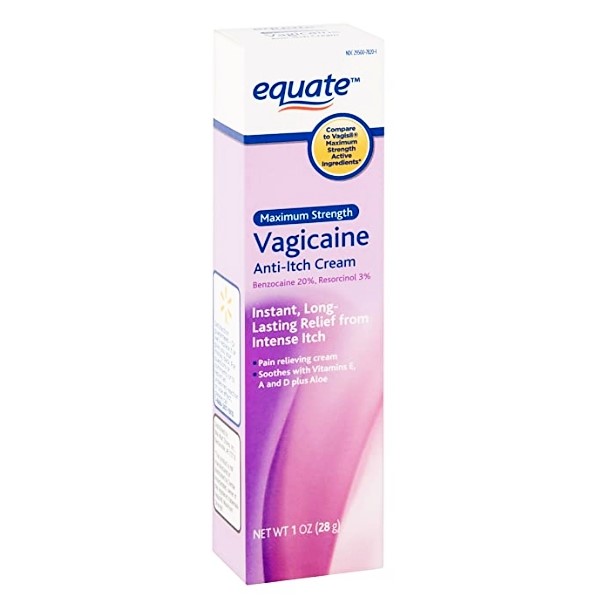 Vagicaine Benzocaina + Resorcinol Crema Vaginal Anti-Picor X 28Gr. Equate