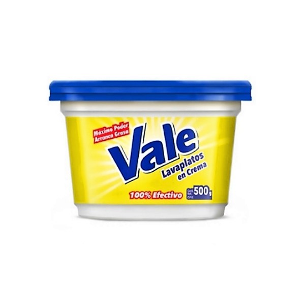 Vale Lavaplatos En Crema X 500Gr.