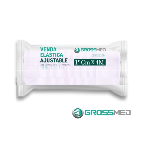 Venda Elástica 15Cm X4M Grossmed