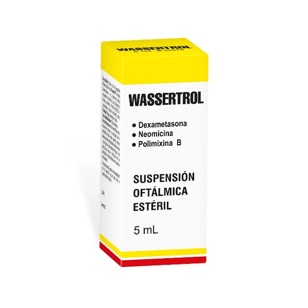 Wassertrol Neomicina+Dexametasona+Polimixina B Solución Oftálmica X 5Ml Tecnoquimica