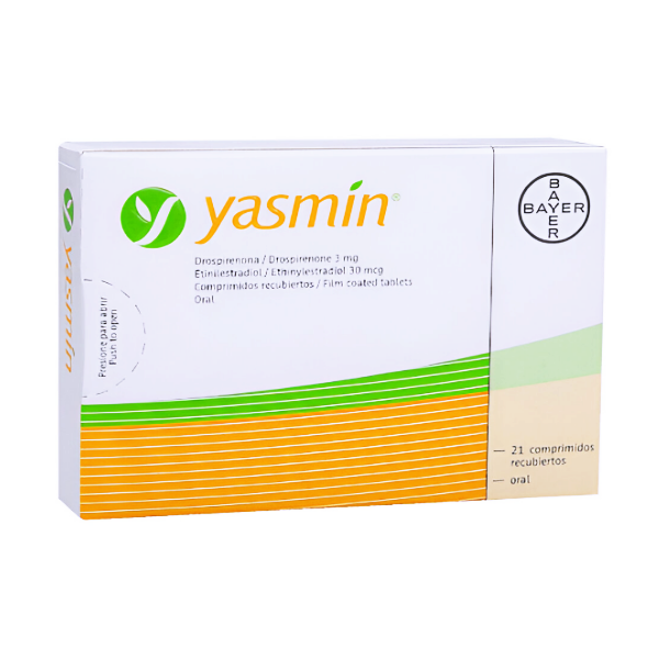 Yasmin Drospirenona+Etinilestradiol 3Mg/0.03Mg X 21 Comprimidos Bayer