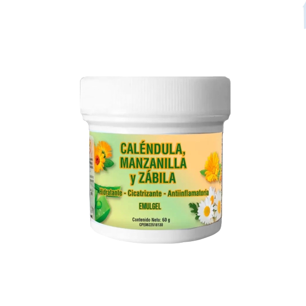 Calendula Manzanilla Zabila Emulgel 60Gr RecetteMark