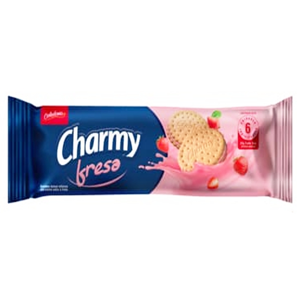 Caledonia Charmy Galletas Fresa 192gr
