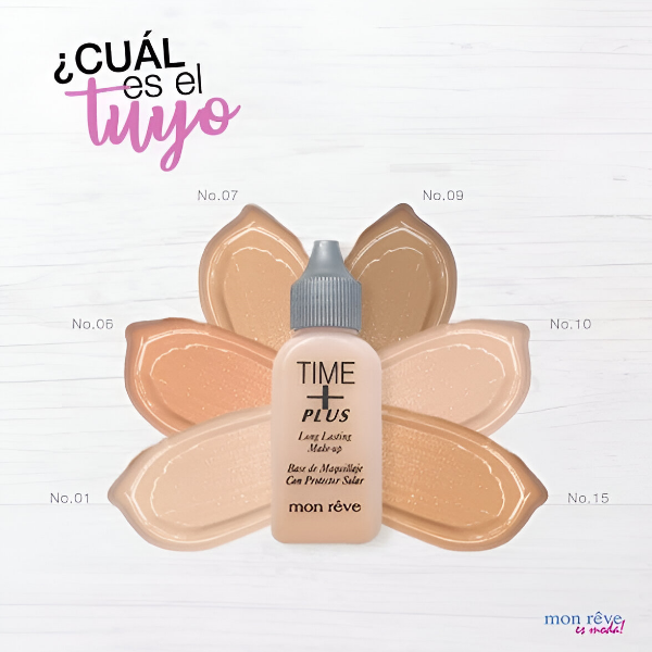 Mon Reve Base Time Plus 01-Natural 35Ml - Imagen 2