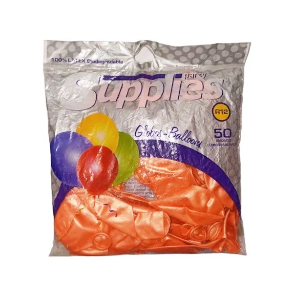 Supplies Party Globos Metalizado Melon X 50 Piezas - Imagen 2