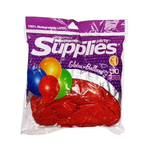 Supplies Party Globos Rojo X 50 Piezas - Imagen 2