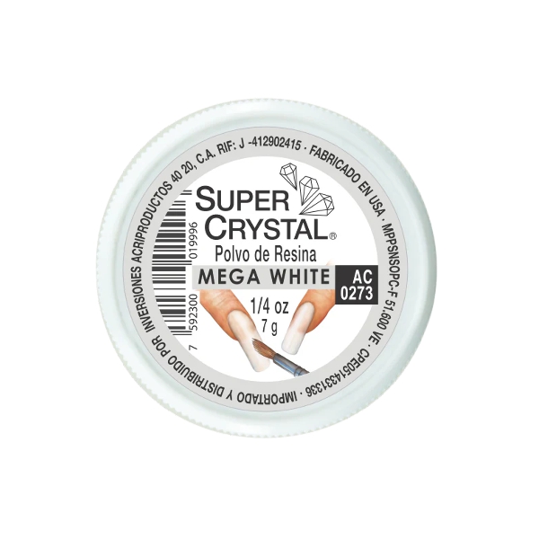 Super Crystal Polvo Resina Meg-White 7Gr.
