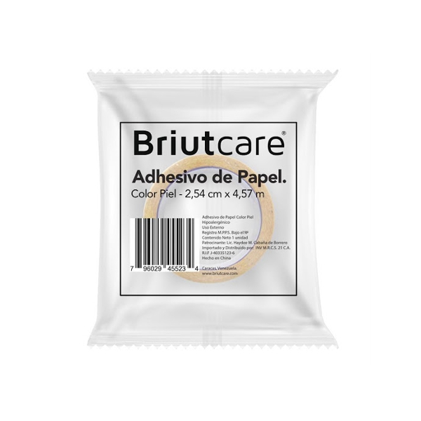 Adhesivo De Papel Color Piel 1X5 Yardas Briutcare