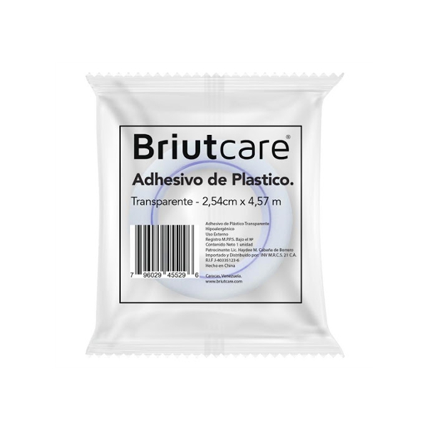 Adhesivo De Plástico Transparente 1X5 Yardas Briutcare