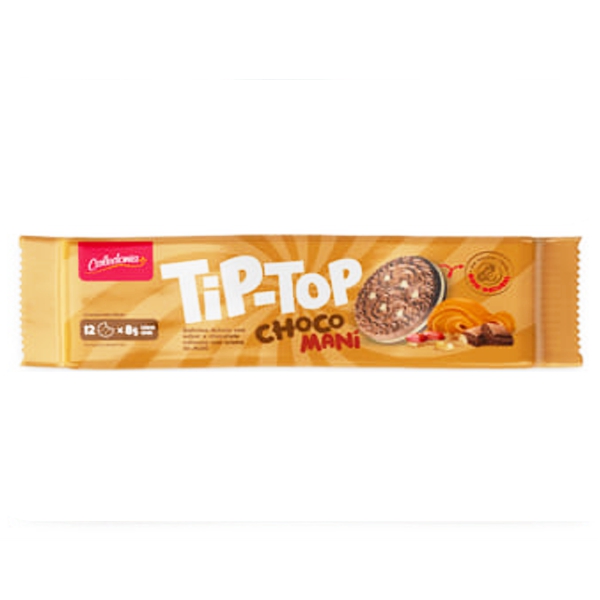 Caledonia Galletas Tip-Top Choco-Mani 96Gr.