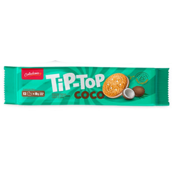 Caledonia Galletas Tip-Top Coco 96Gr.
