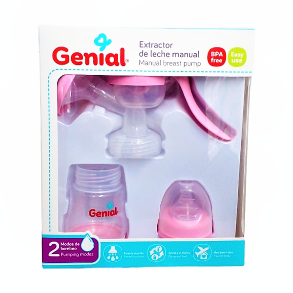 Genial Extractor De Leche Manual 2 Bombeo .Gn-Hb0128-1 - Imagen 2