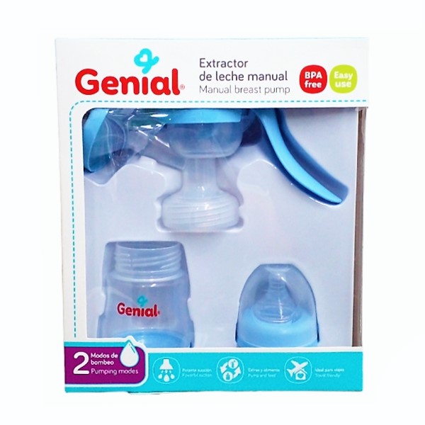 Genial Extractor De Leche Manual 2 Bombeo .Gn-Hb0128-1