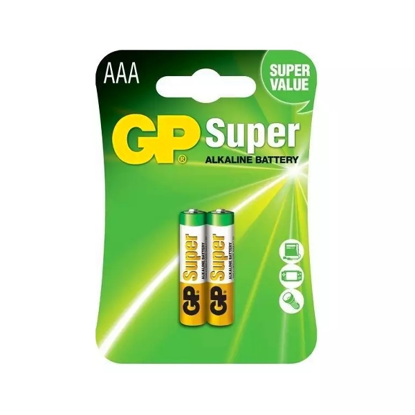 Gp Pilas Super Alkaline Aaa X 2Unidades.