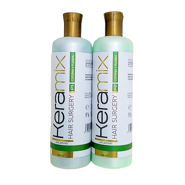 Keramix Liso Japones Con Cisteina+Plasma 2Pasos 550Ml