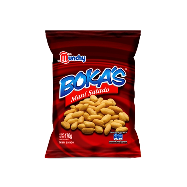 Munchy Bokas Mani Salado 170Gr.