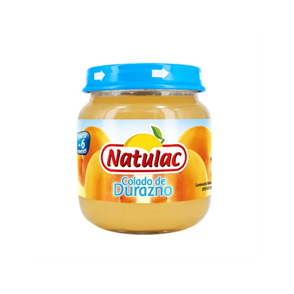Natulac Compota De Durazno 113Gr.
