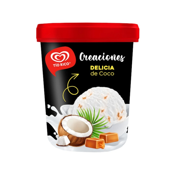 Tio Rico Helado Delicia De Coco 700Ml