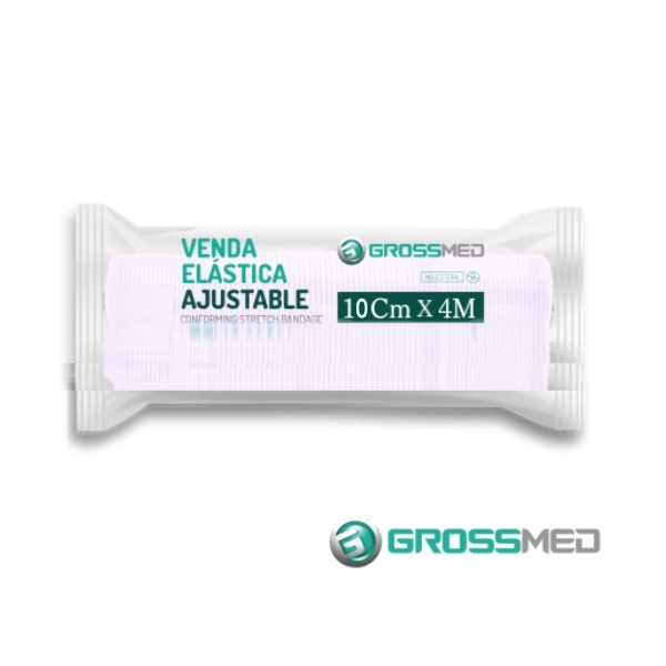 Venda Elástica 10Cm X4M Grossmed