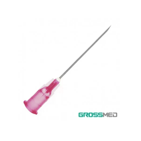 Aguja Hipodérmica 18Gx1". Grossmed