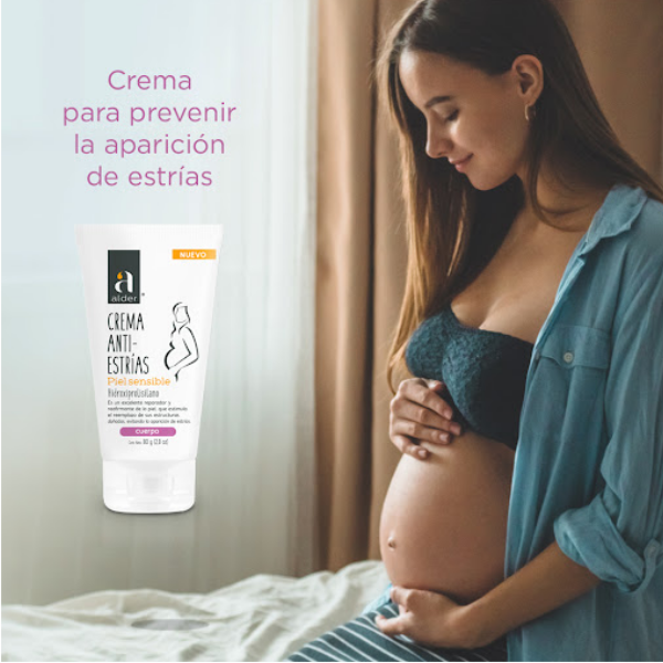 Alder Crema Hidratante Anti-Estrias Para Piel Sensible 80Gr - Imagen 2