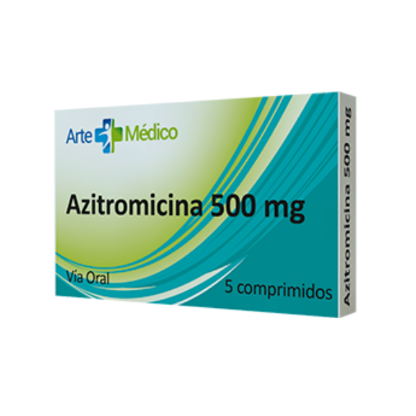 Azitromicina 500Mg X 5 Tabletas Arte Médico