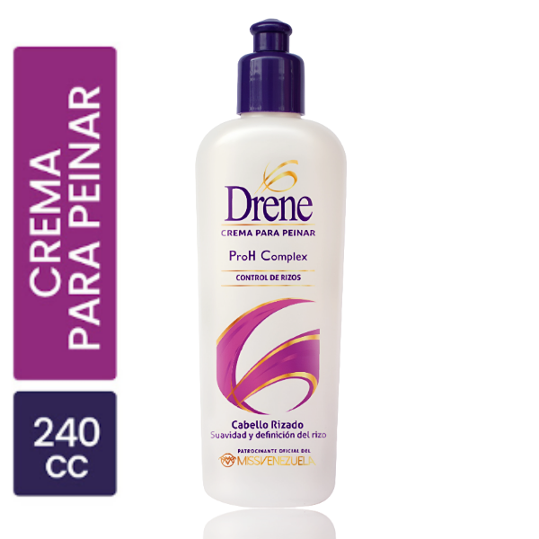 Drene Crema De Peinar Proh Complex Cabello Rizado X 240Ml