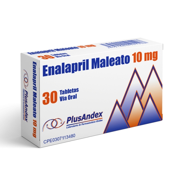 Enalapril Maleato 10Mg X 30 Tabletas PlusAndex