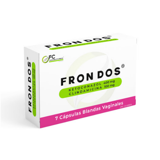 Front 2 Clindamicina + Ketoconazol X 7 Cápsulas Vaginal Fc Pharma