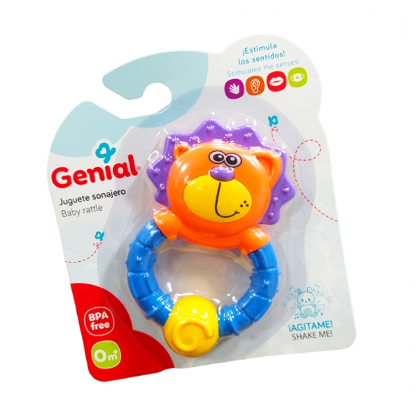 Genial Juguete Sonajero Baby Rattle 0M+ - Imagen 4
