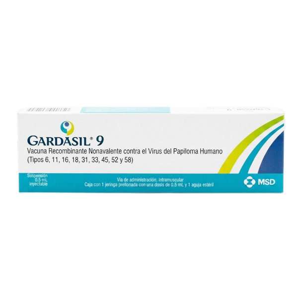 Gardasil 9 Vacuna Vph Solución InyectableI.M (Prellenada) Msd