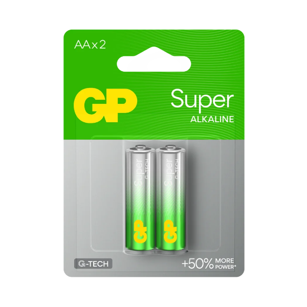 Gp Pilas Super Alkaline Aa X 2Unidades.