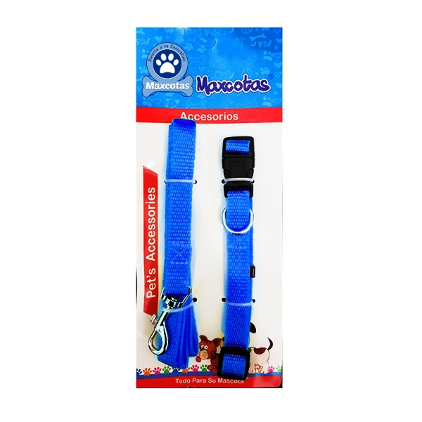 Maxcotas Accesorios.Correa Con Collar Para Mascota Mx-235