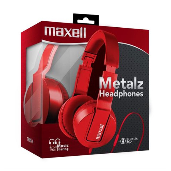 Maxell Metalz Sold2 Auriculares 3.5Mm Rubi