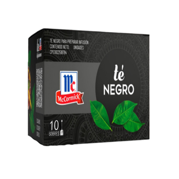 Mccormick Té Negro X 10 Unidades