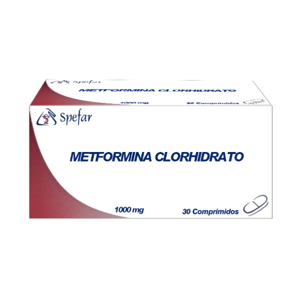 Metformina 1000Mg X 30 Comprimidos Spefar