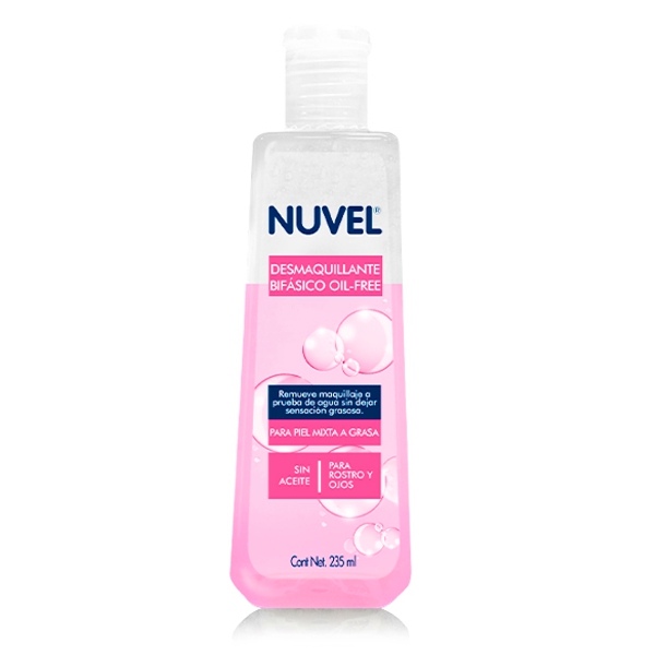 Nuvel Desmaquillante Biofasico Oil-Free Piel Mixta 235Ml