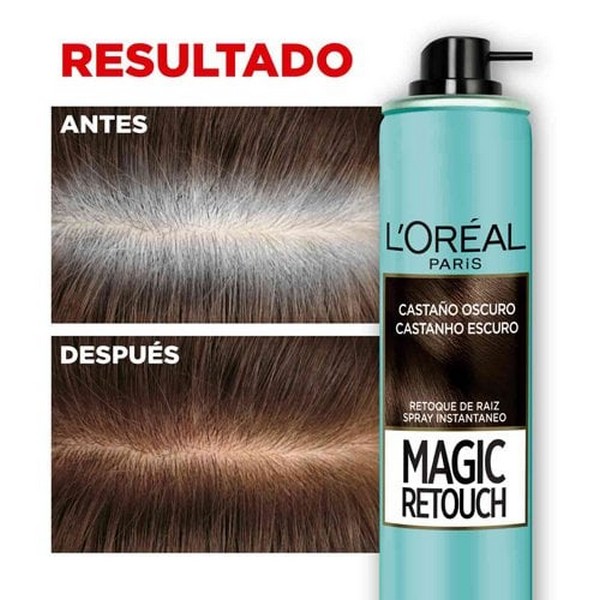Loreal Magic Retouch/Castaño Oscuro 75Ml. - Imagen 5