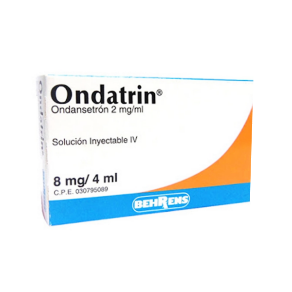 Ondatrin Ondansetrón Ampolla 8Mg/4Ml X 2Ml I.V Behrens