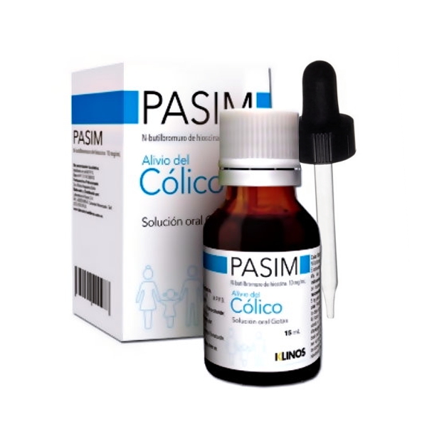 Pasim Butilbromuro De Hioscina Solución Gotas 10Mg/Ml X 15Ml. Megalabs - Imagen 2